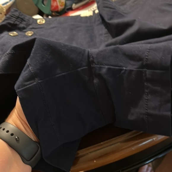 ANDEAWAY Navy Short With Side Buttons Plus Size 18 - Picture 7 of 8